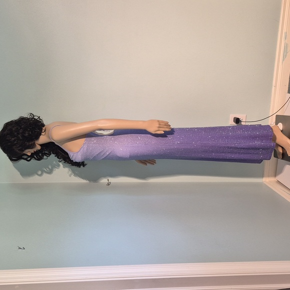 Purple Ombré Maxi Dress - Picture 3 of 17